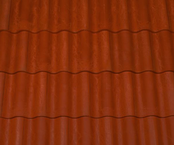 Bob Jahn's Offering Residential Roofing Material: Brava Composite - Spanish Barrel Vault Tile in Terra Cotta